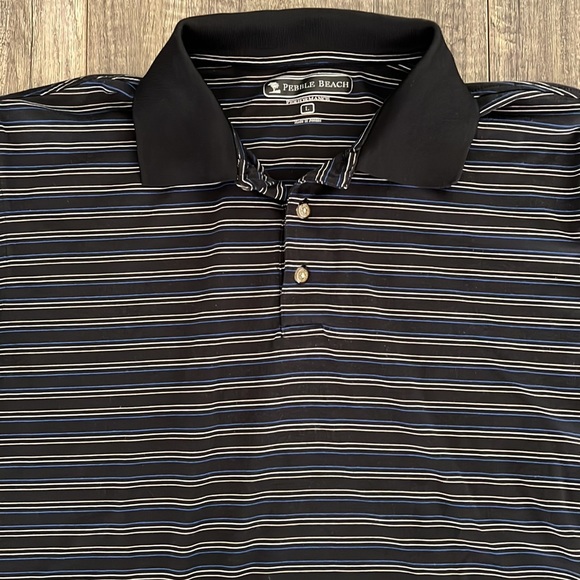 Pebble Beach Mens Golf Polo - Size Large - Picture 2 of 4